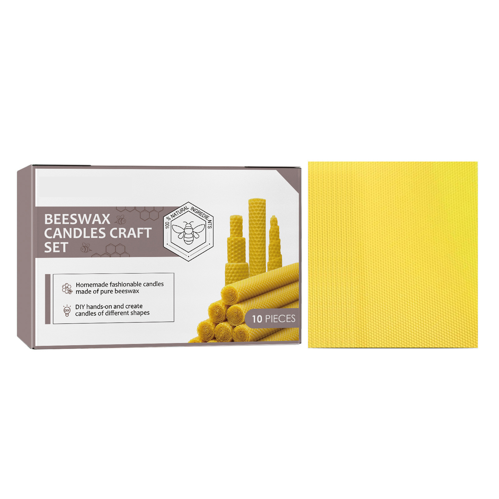 Candle Making Event - Beeswax Sheets Candle Making Craft DIY