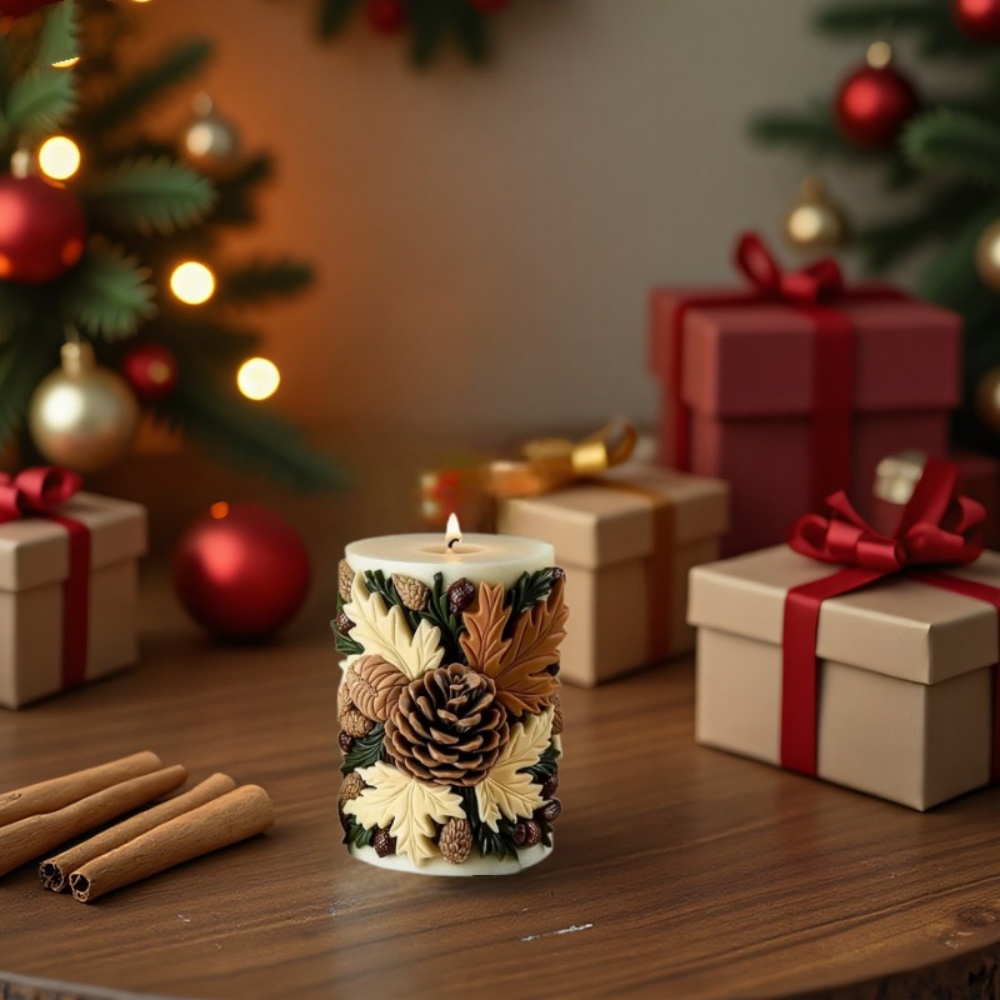 Candle Making Event - Winter Candle Mold High-Quality Silicone Mold