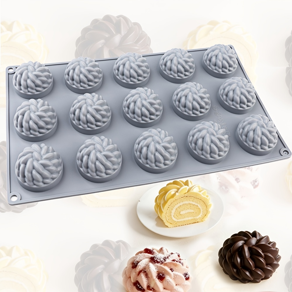 Candle Making Uk - 1Pc Cake Mold Santa Ana Floral