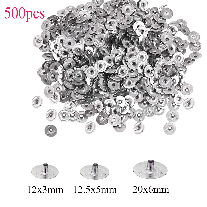 Candle Making Activity - 500 Pieces Candle Wick Metal Sustainer
