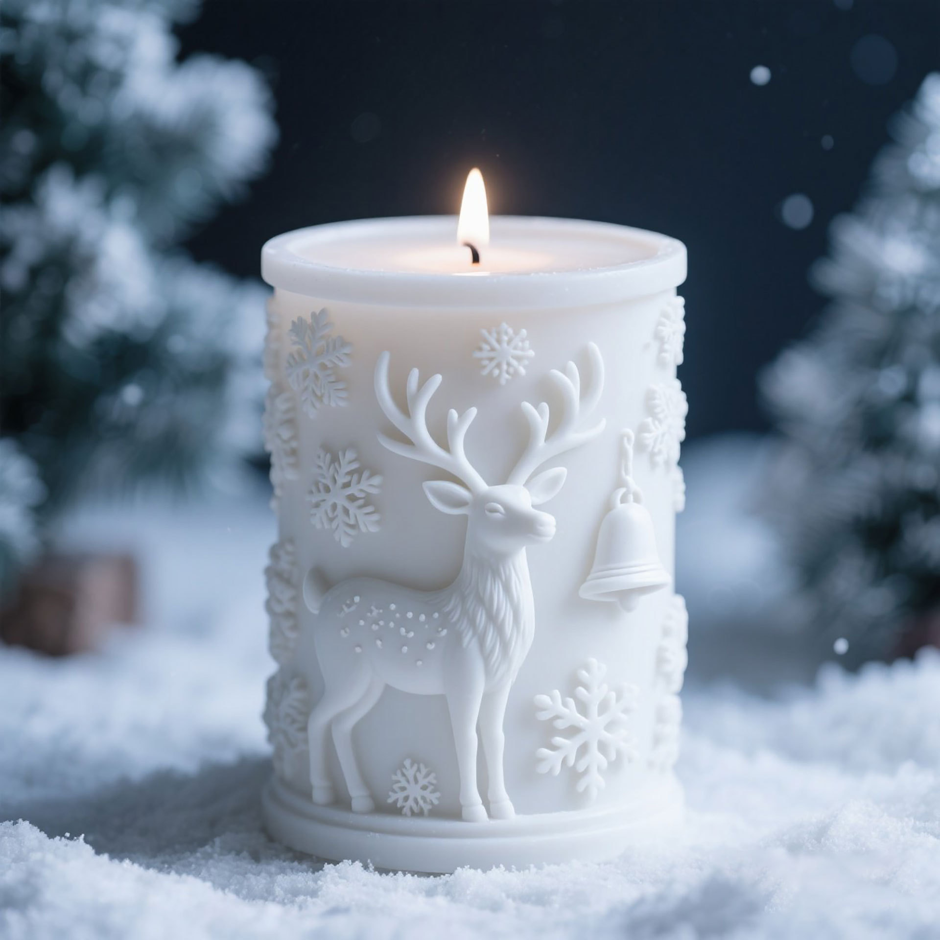 3D Relief Cylinder Christmas S - Candle Making Activity review and price