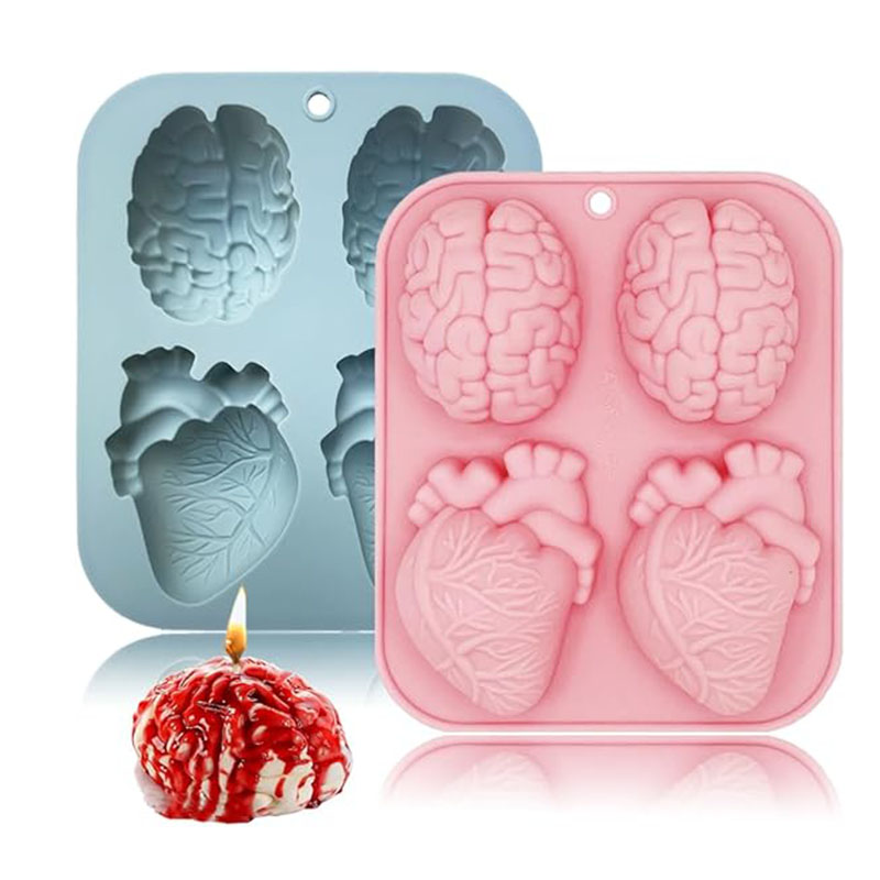 Human Brain And Heart Silicone - Candle Making Jelly review and price