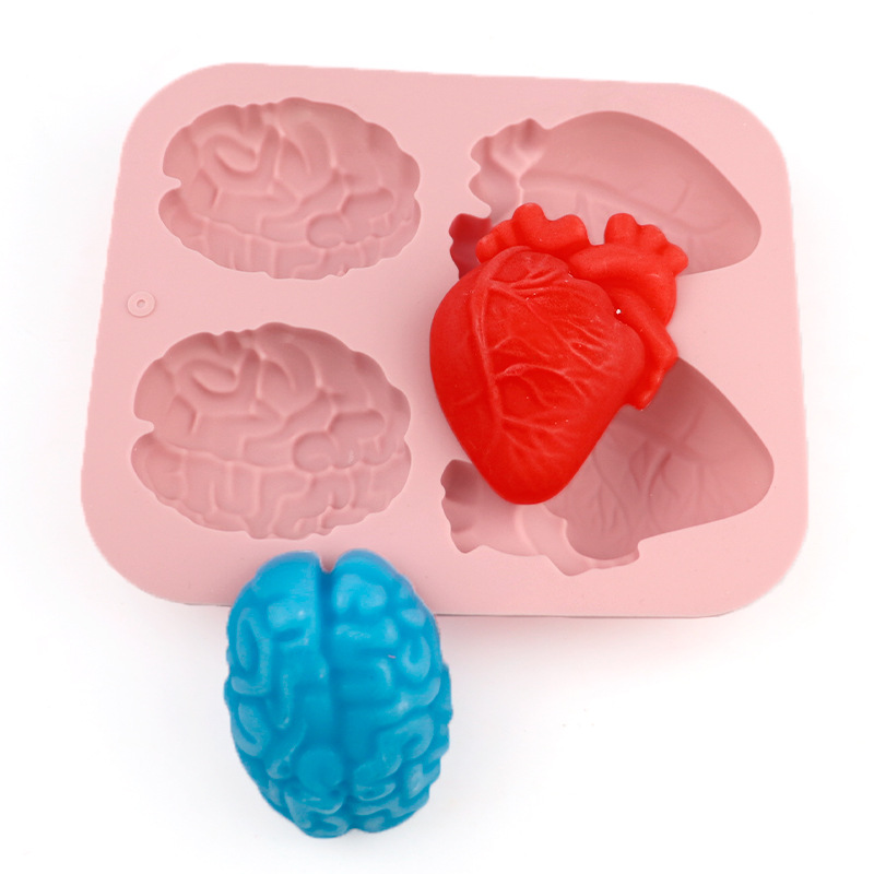 Human Brain And Heart Silicone - Candle Making Jelly review and price