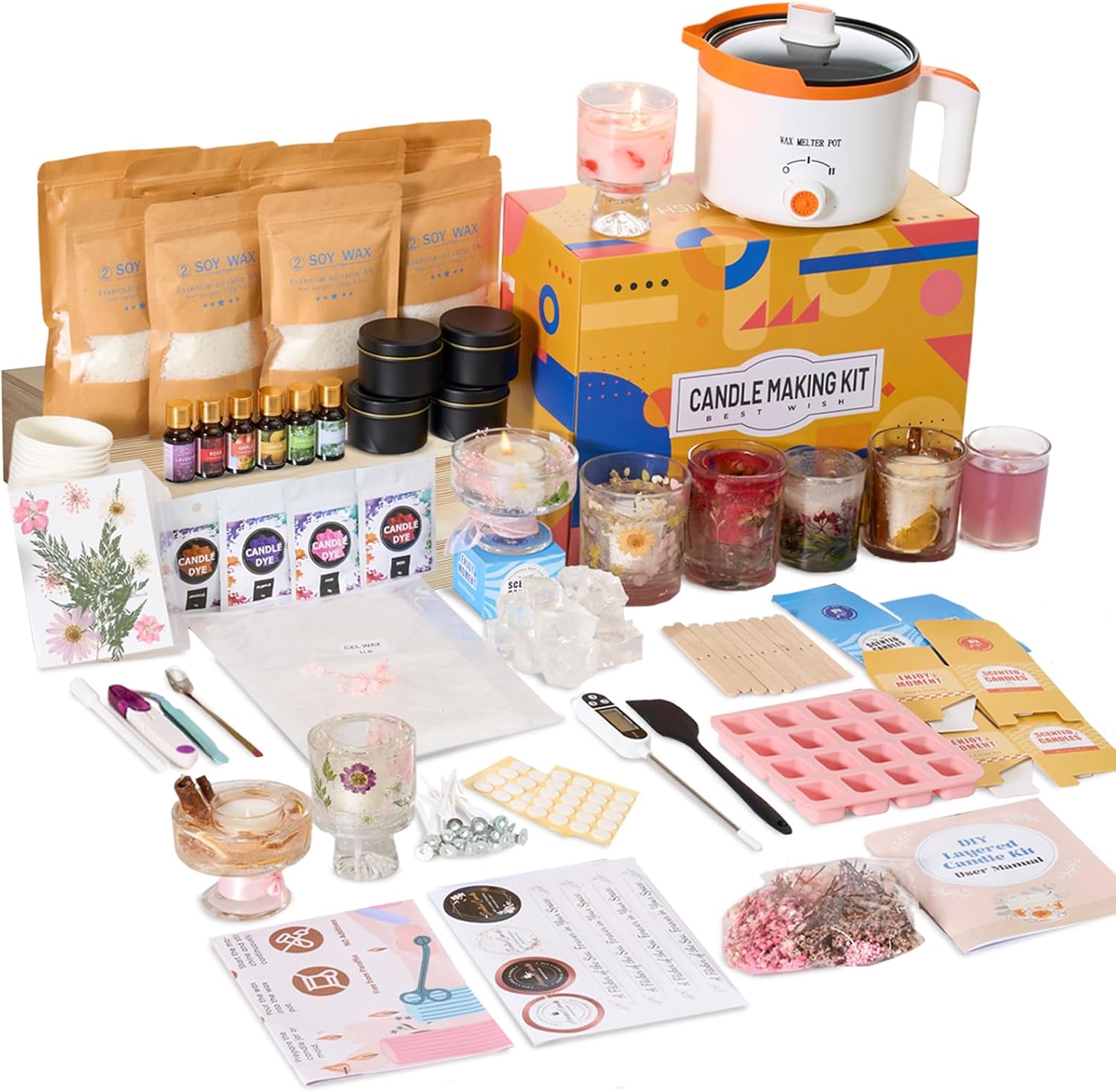 2-in-1 Soy & Jelly Wax DIY Can - Candle Making Jelly review and price
