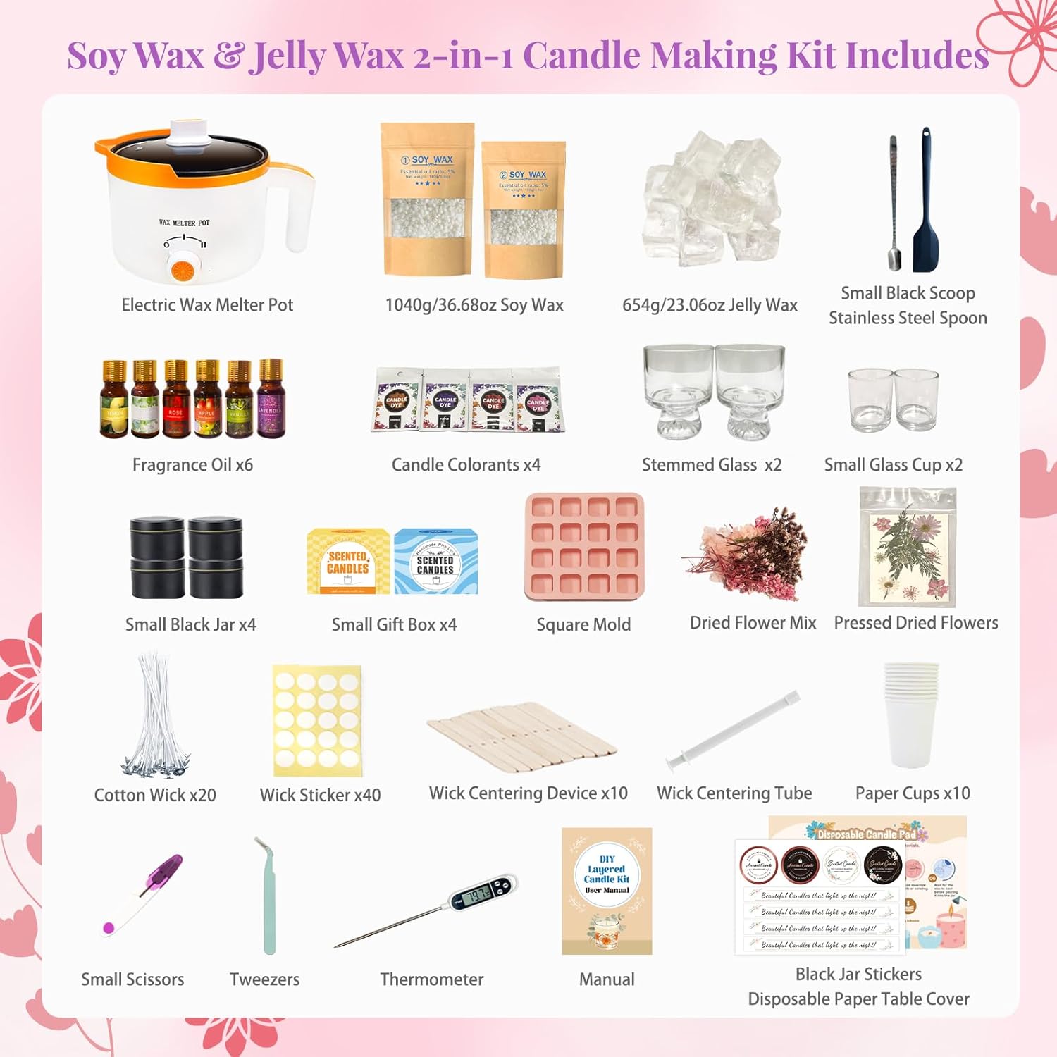 2-in-1 Soy & Jelly Wax DIY Can - Candle Making Jelly review and price