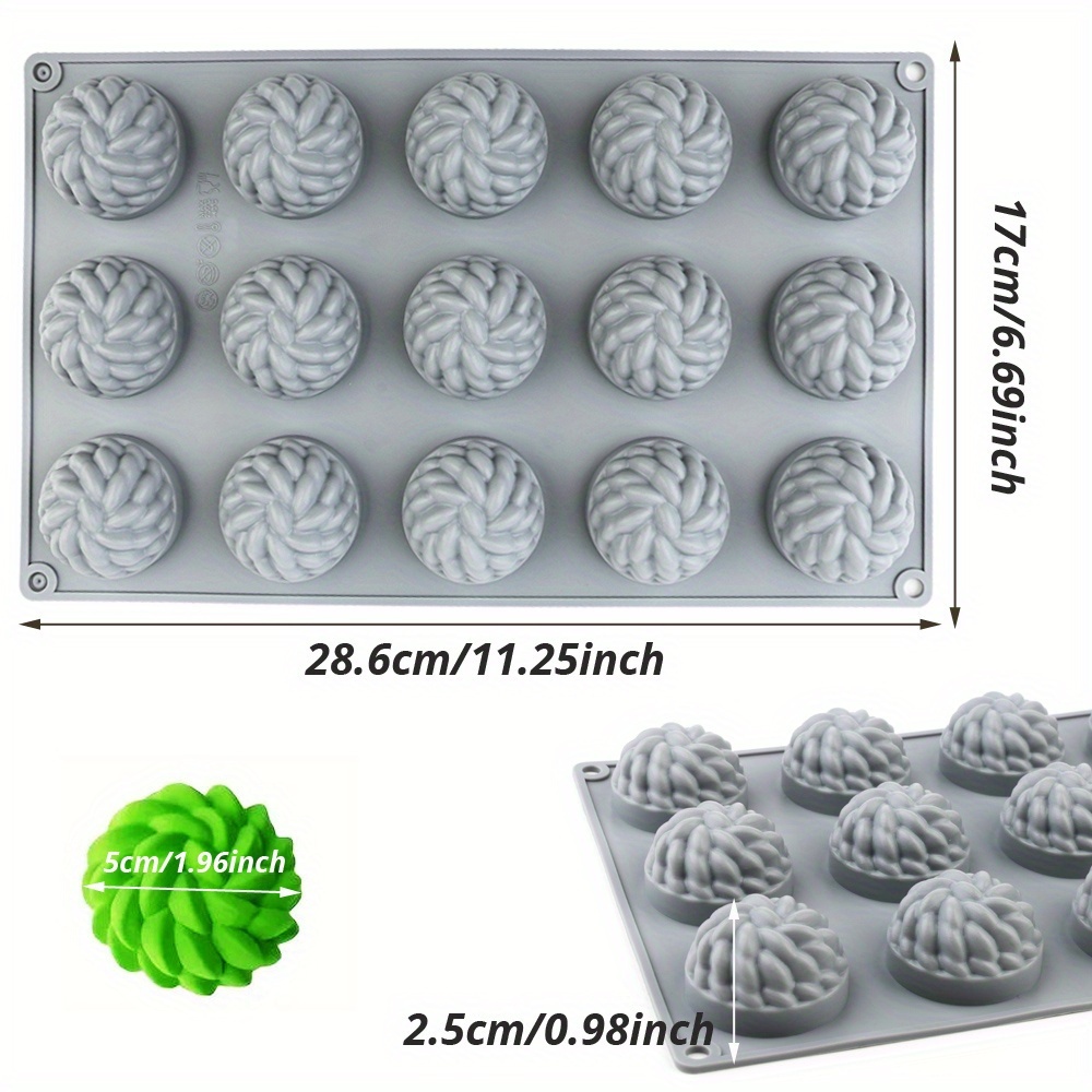 1Pc Cake Mold Santa Ana Floral - Candle Making Uk review and price