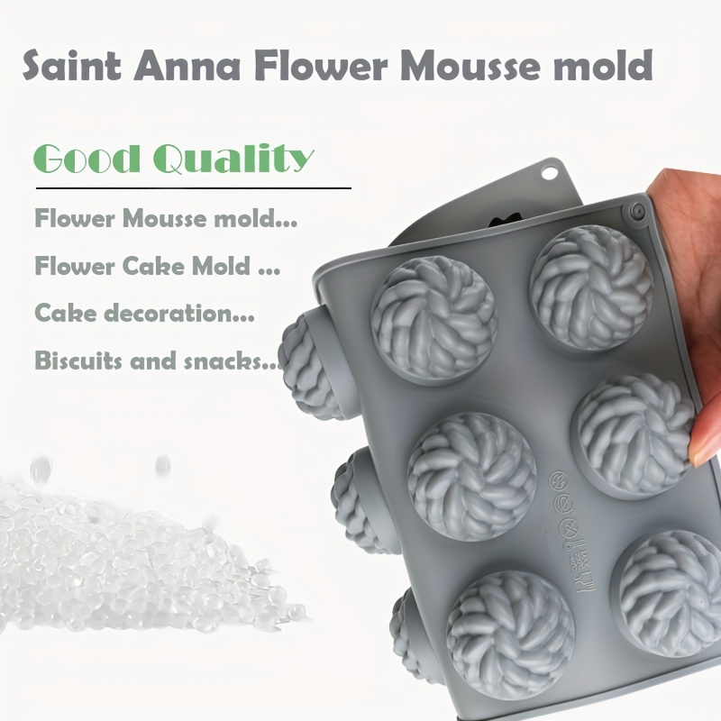 1Pc Cake Mold Santa Ana Floral - Candle Making Uk review and price