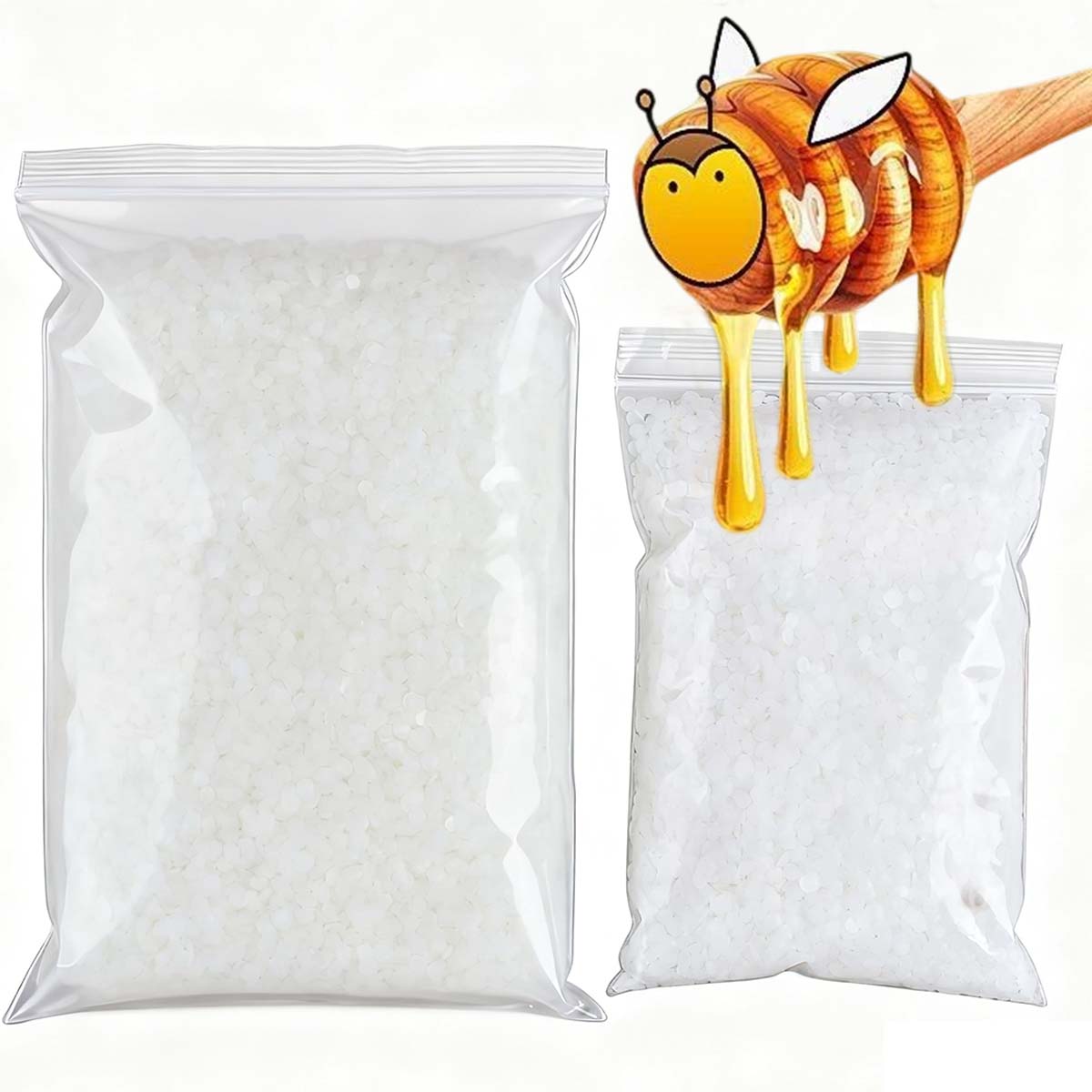 200g-1000g White Beeswax Pure  - Candle Making Activity review and price