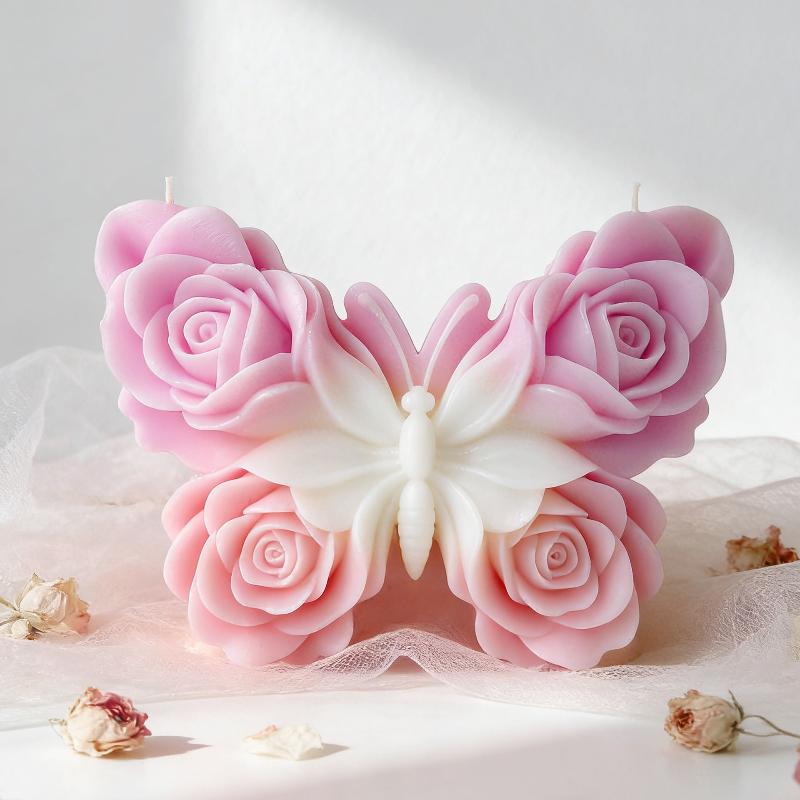 DIY Rose Butterfly Form Silico - Candle Making Activity review and price