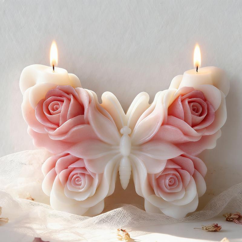 DIY Rose Butterfly Form Silico - Candle Making Activity review and price