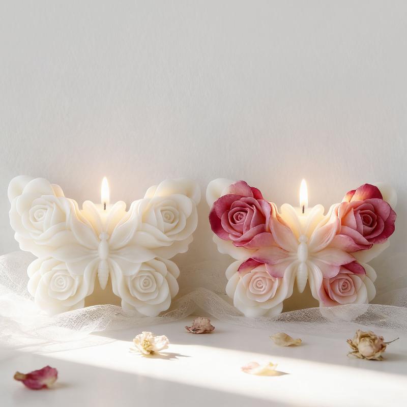 DIY Rose Butterfly Form Silico - Candle Making Activity review and price