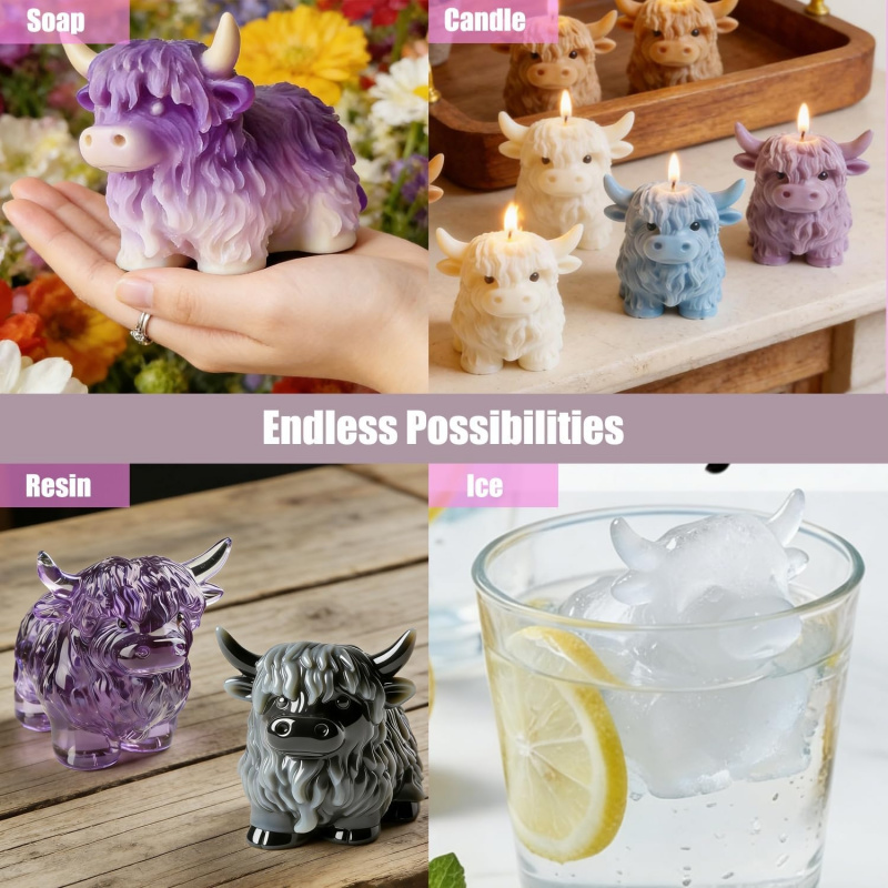1 Pieces3DSilicone mold in the - Candle Making Jelly review and price