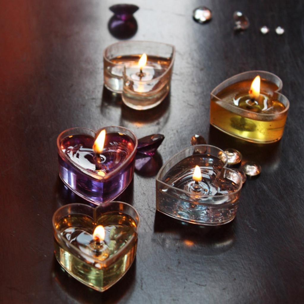 Transparent Heart Tealight Cup - Candle Making Event review and price