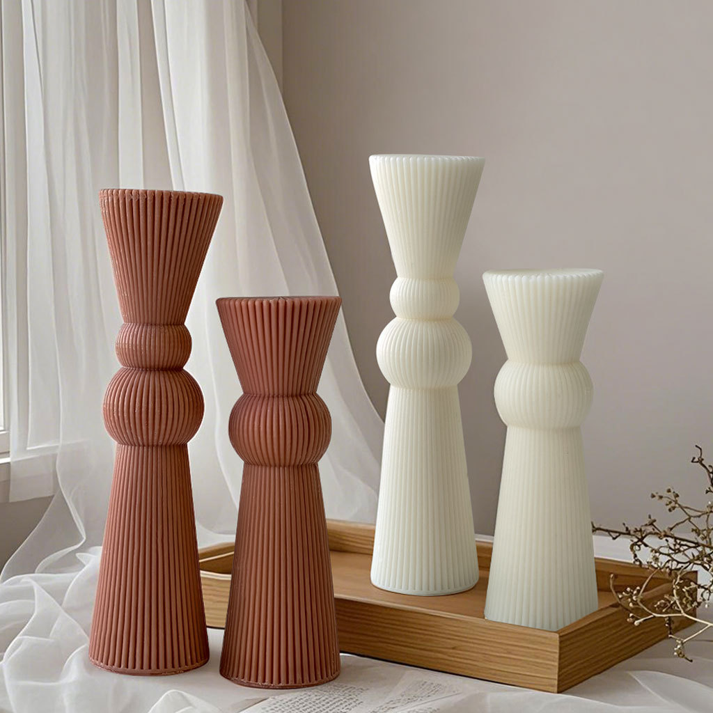 DIY Long Rod Striped Pillar Ca - Candle Making Activity review and price