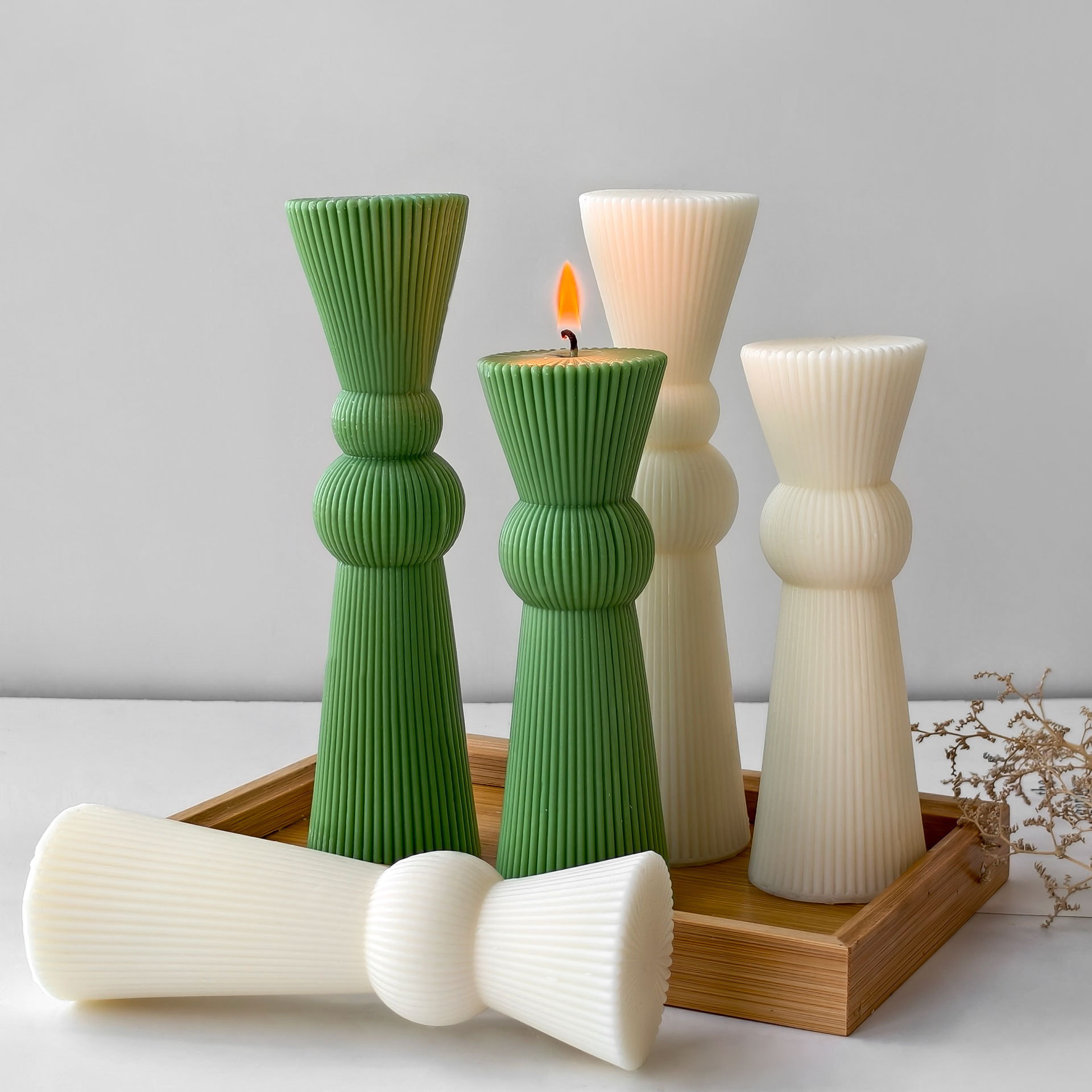 DIY Long Rod Striped Pillar Ca - Candle Making Activity review and price