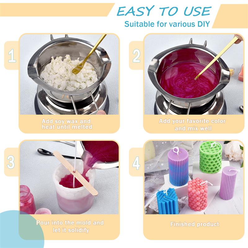 100/500g/1kg Pure Soy Wax Para - Candle Making Activity review and price